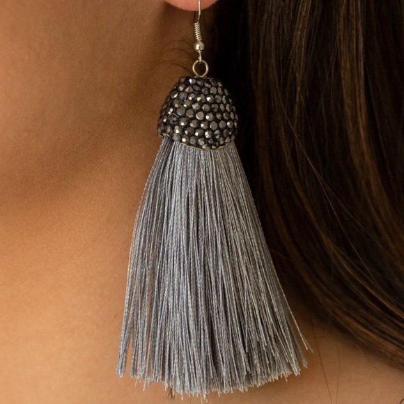 Razzle Riot - silver Earring - Picture 1 of 2
